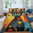 Cat Bedding Set 3D Printed Quilt Cover Duvet Cover Comforter Covers