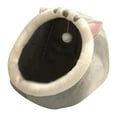thumbnail image 1 of Cat Beds for Indoor Cats, Semi-Enclosed Cat Cave Bed with a Plush Ball Large Space for Cats to Sleep Soft and Comfortable Covered Cat Bed(M, Gray), 1 of 8