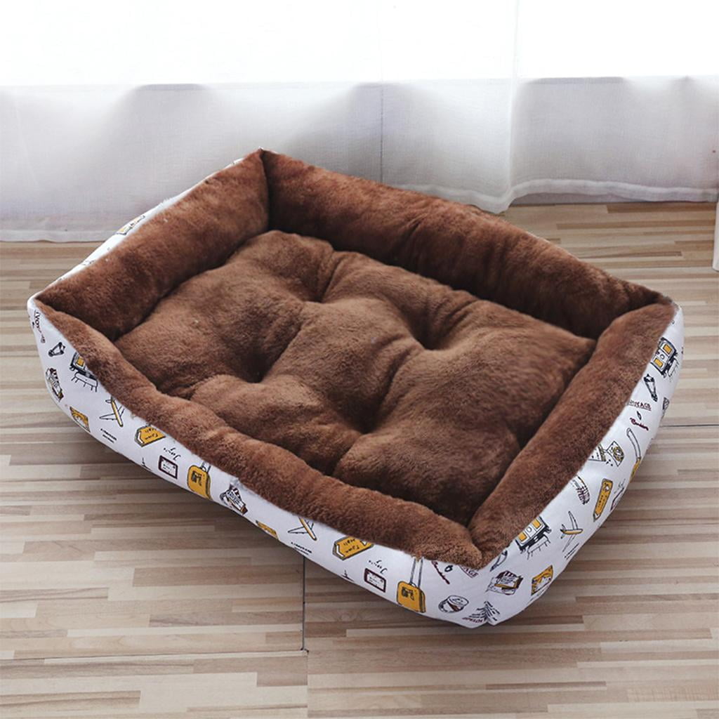 Cat Beds for Indoor Outdoor Small Dog Bed Self Warming Cat Beds Mat Warm Pet Pad Portable Cat Dog Mattress for Medium Small Pets Coffee L