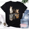thumbnail image 1 of Cat Believe In Yourself Tiger Reflection Graphic Tee Funny Kitten Top,for unisex up to 5XL, 1 of 2