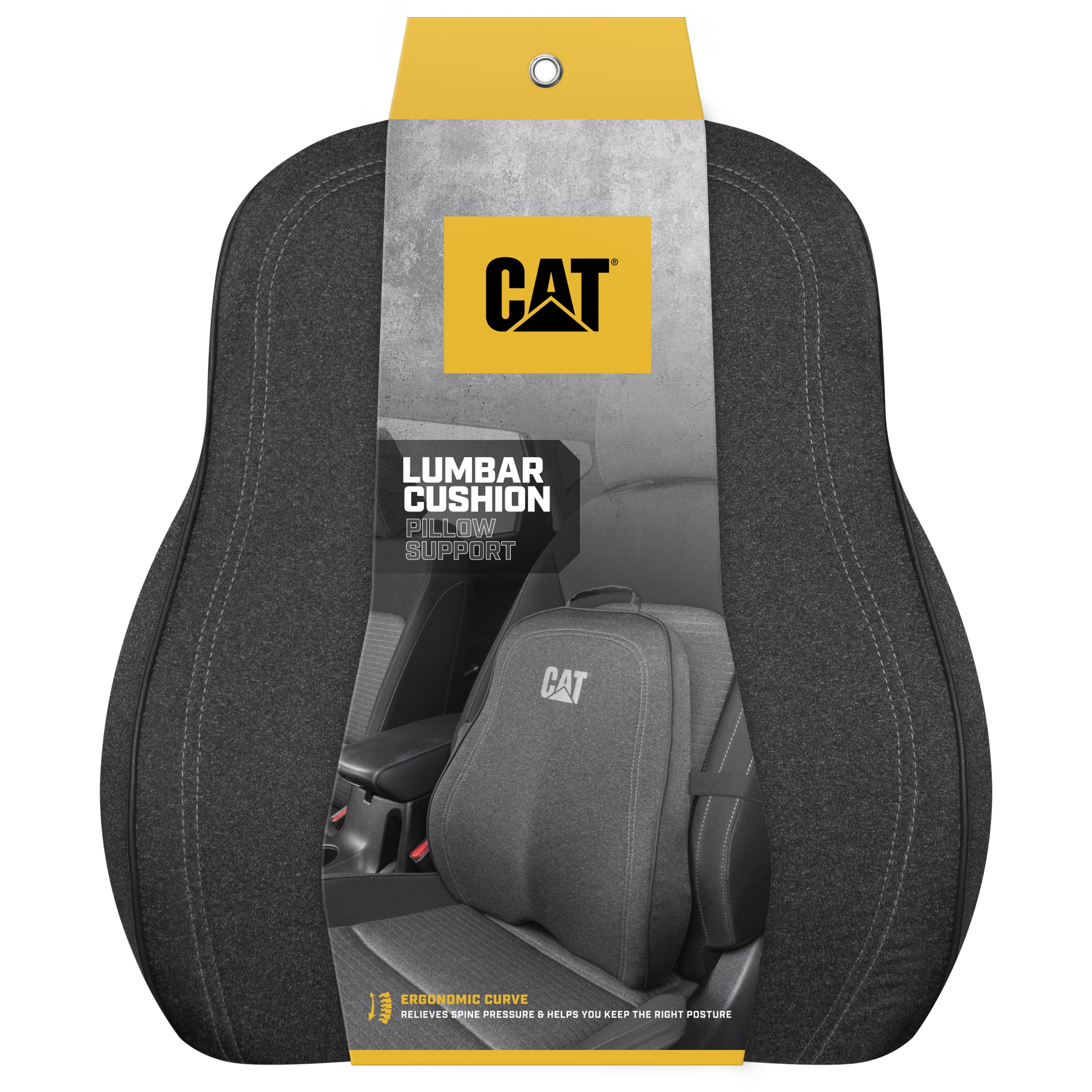 Cat® Big Lumbar Support Cushion for Cars Trucks SUVs Ergonomic Back