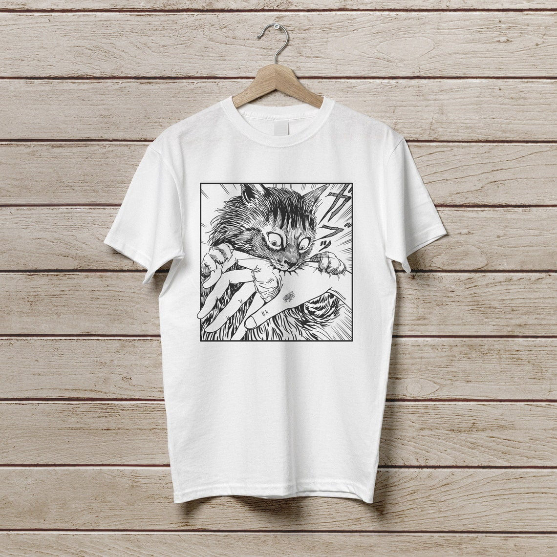 Sudden Attack Cat T-Shirt