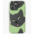 thumbnail image 1 of Cat Blep Black Tongue Out Funny M2851 Phone Case for iPhone 17 16 15 14 13 12 11 Pro Max, 1 of 2