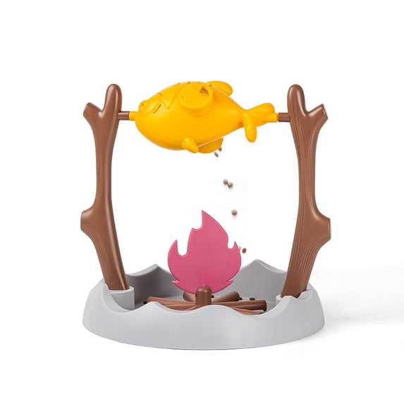 Cat Bonfire Slow Feeder Cat Dispenser Interactive Dispensing Cats 3 Different Feeding Ports Dry Food Dispenser For Indoor Cats Kitty Puppy