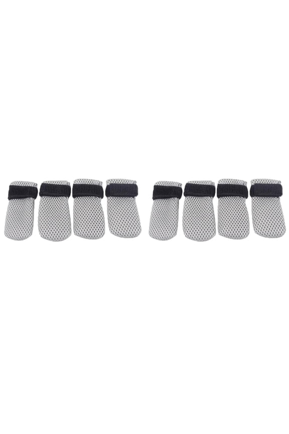 Cat Booties AntiScratch Mittens 4 PCS Cat Covers Mesh Breathable Cat Shoes Adjustable Cats Scratch Gloves Suitable For Cats When Bathing And Nail Trimming