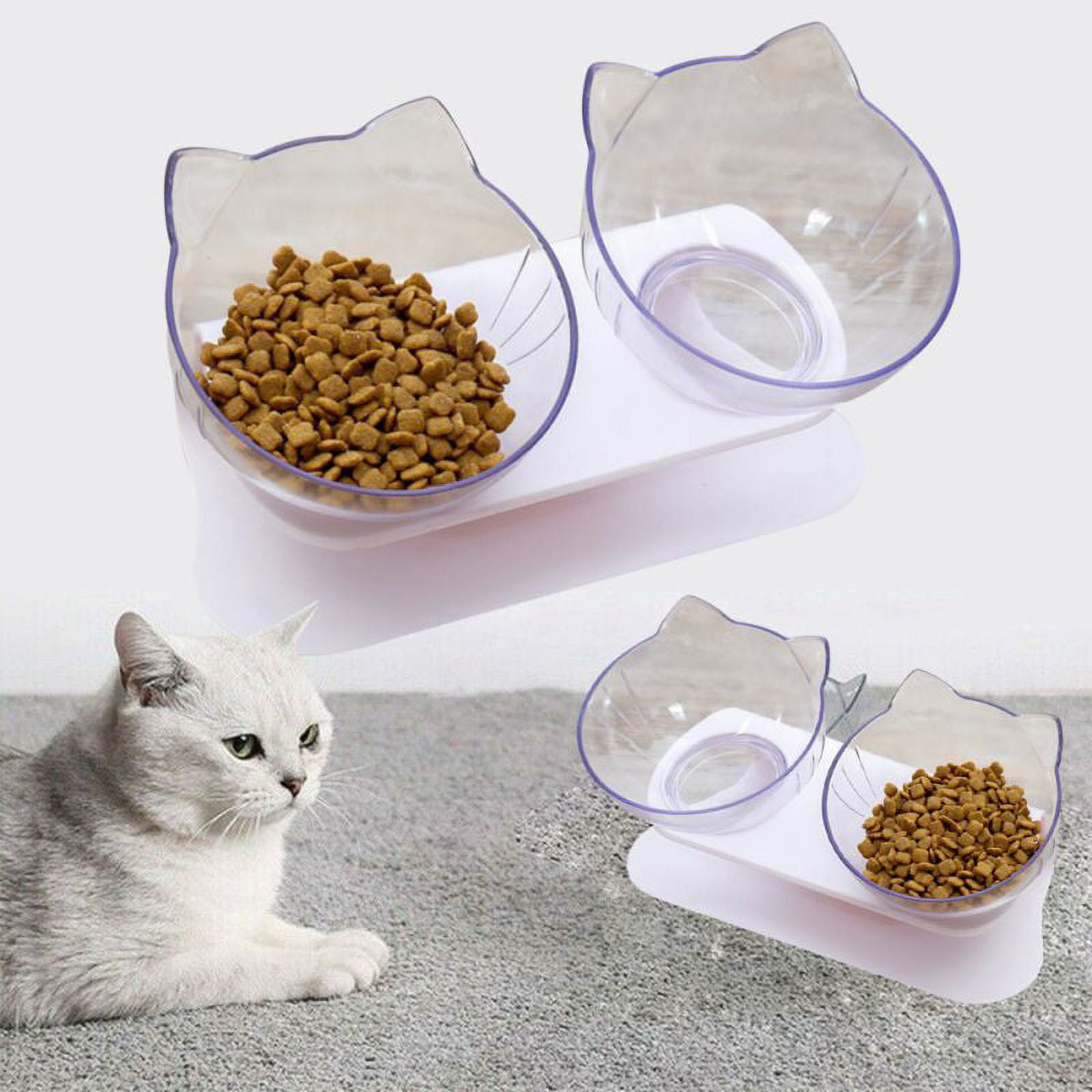 Elevated Dog Bowls 4 Adjustable Heights Raised Dog Food Water Pot With Slow  Feeder Bowl Standing Pet Bowl For Cats Puppy Dogs - AliExpress