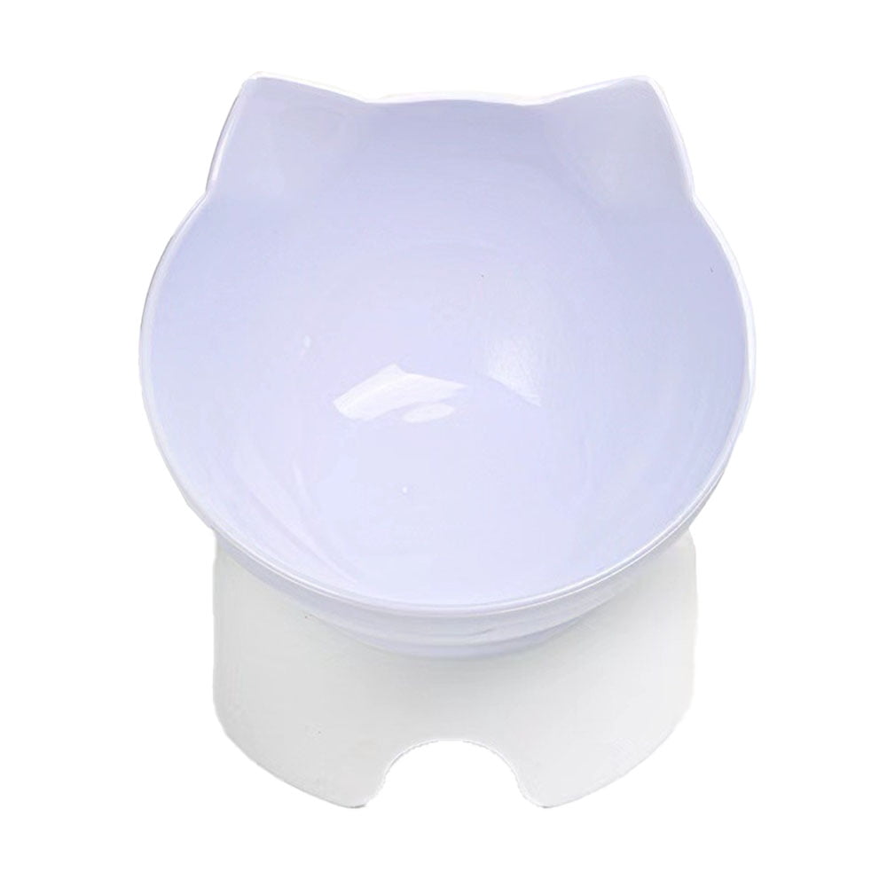 Cat Bowl, Anti Spill Tilted Cat Food Bowls, Whisker Fatigue Elevated