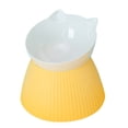 thumbnail image 1 of Cat Bowl Anti Vomiting,Tilted Elevated Feeder Bowl,Ceramic Pet Food Bowl for Protect Pet Spine, 1 of 8