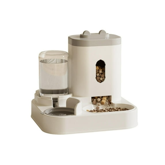 Cat Bowl, Dog Bowl, Cat Food Bowl, Cat Food Automatic Feeder, Water Dispenser, Pet Dog Drinking Water Double Bowl