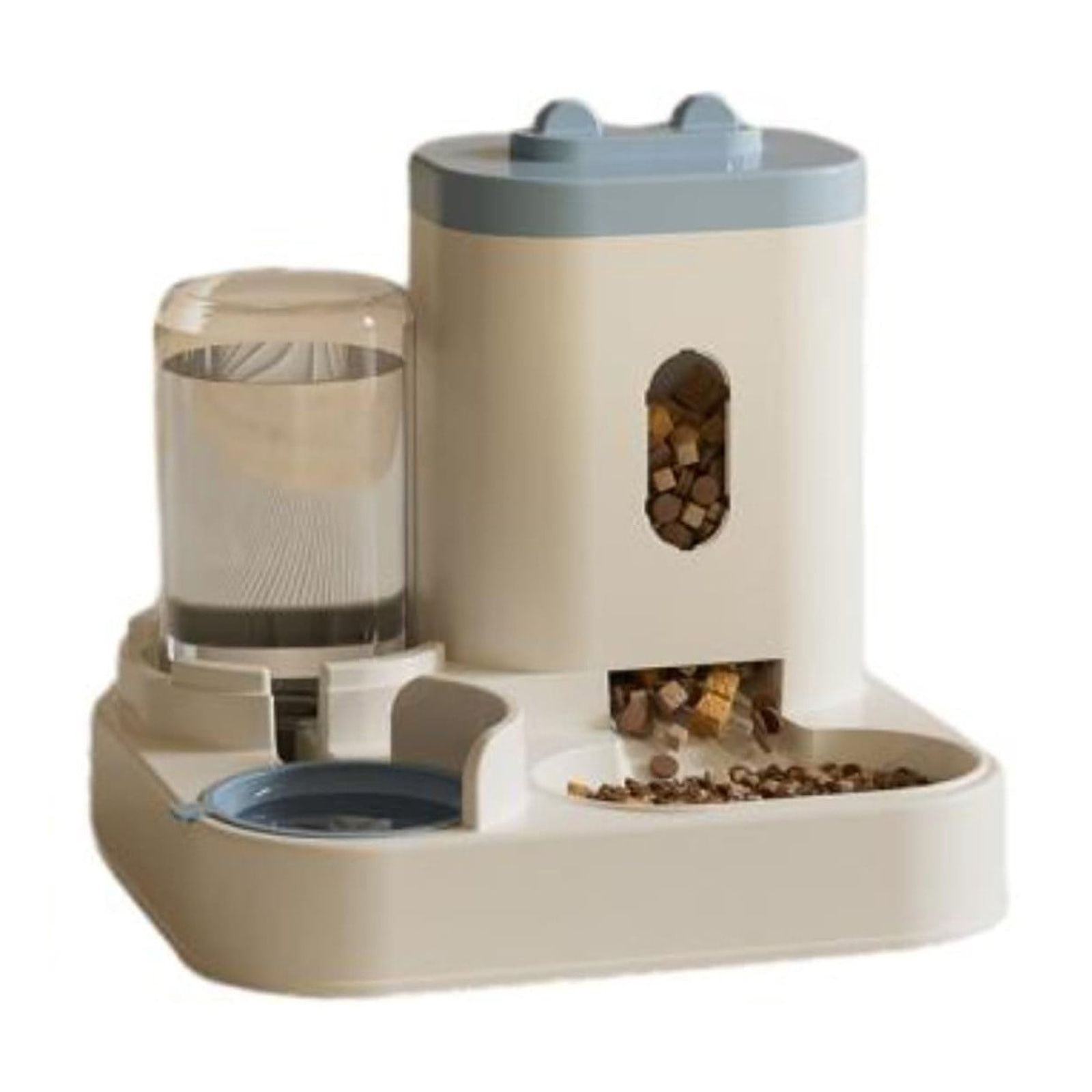 Pet Bowl, Food Automatic Feeder, Water Dispenser, Pet Dog Drinking Water Double Bowl
