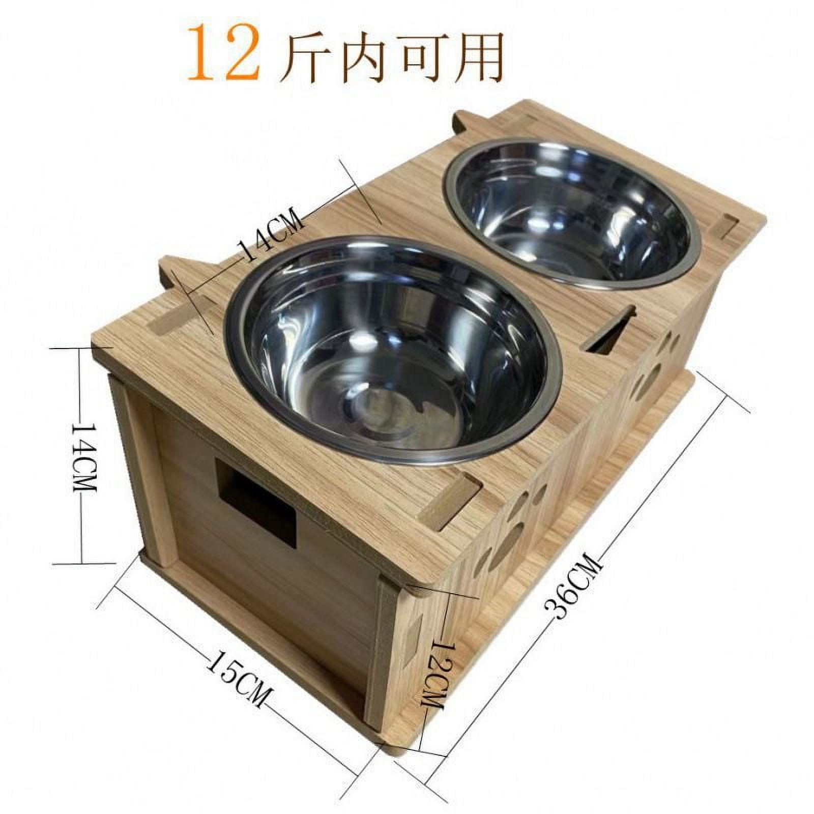 Cat Bowl Rack Cat Rice Bowl Holder Tilt Neck Protection Cat Basin