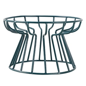 Cat Bowl Stand, TOUMENY Elevated Iron Frame Pet Food Bowl Holder, Anti-Vomit Non- Raised Dish Rack for Cats Small Dogs Cervical Spine Protection, Green