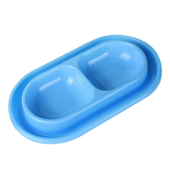 Cat Bowls for Food and Water Easy to Clean Ants Away Outside Pet Double Bo GTR/