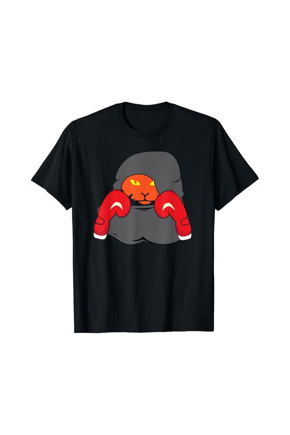 Cat Boxing | Creative Animal Lovers Cool Boxer Gift T-Shirt