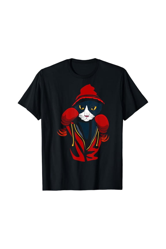 Cat Boxing | Creative Animal Lovers Cool Boxer T-Shirt All Size S-5XL