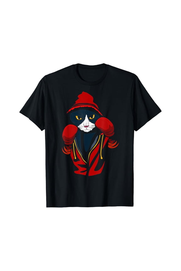 Cat Boxing | Creative Animal Lovers Cool Boxer T-Shirt All Size S-5XL