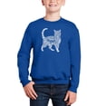 thumbnail image 1 of Cat - Boy's Word Art Crewneck Sweatshirt, 1 of 3
