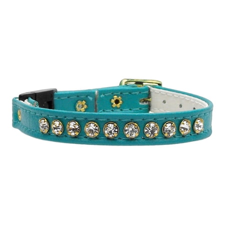 Cat Breakaway Buckle Collar, "One Row Rhinestone"