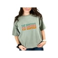 thumbnail image 1 of Cat Brother, Cat Owner or Lover Brothers Themed, Groovy Retro Wavy Text, Moss Comfort Colors T-Shirt, 3XL, 1 of 1