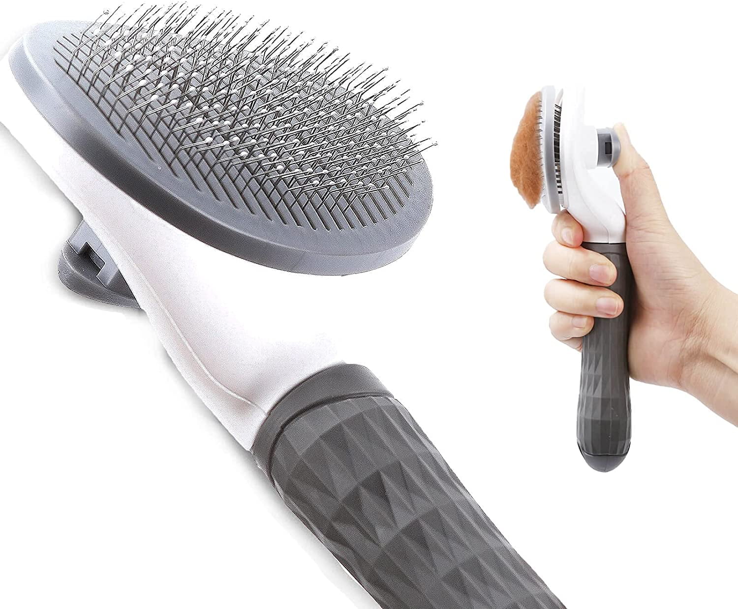 Cat Brush Dog Brush Self Cleaning Pet Grooming Brush Effective in