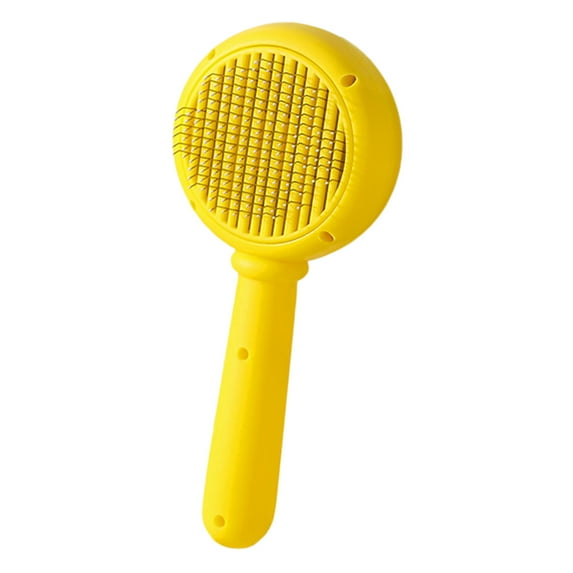 Cat Brush Dog brushes with Release Button for Shedding Grooming, fit for Long or Medium Haired Cats, Lightweight Skin Friendly Pet Brush Hair Removal Comb Brushes for Kitten