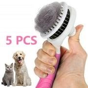 Cat Brush, Self Cleaning Slicker Brushes for Short or Long Haired Dogs, Cats Pet Grooming and Shedding Brush, Gently Removes Loose Undercoat, Mats, Tangled Hair, Shed Fur