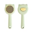 thumbnail image 1 of Cat Brush for Short or Long Haired Cats Dogs Rabbits, New Upgrade Cute Dog Brush with Release Button for Massage and Removes Loose Fur, 1 of 6