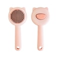thumbnail image 1 of Cat Brush for Short or Long Haired Cats Dogs Rabbits, New Upgrade Cute Dog Brush with Release Button for Massage and Removes Loose Fur, 1 of 6