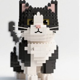 Cat Building Block Set,Realistic Pet Cat Mini Bricks Model Kit,Cat Micro Building Blocks,Creative Pet Display Decor Gift for Cat Lovers