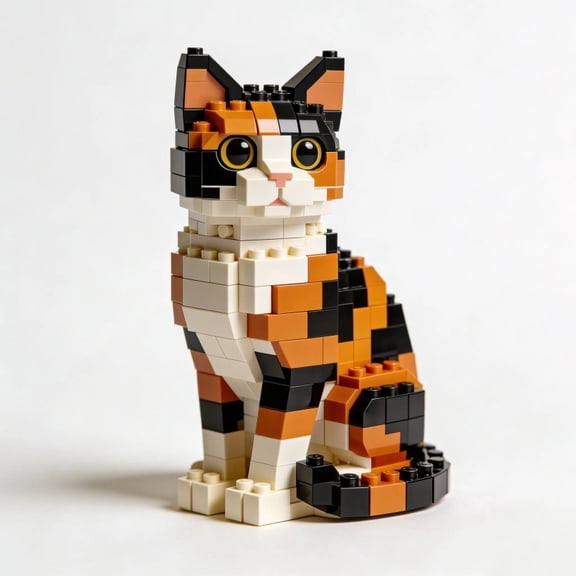 Cat Building Block Set,Realistic Pet Cat Mini Bricks Model Kit,Cat Micro Building Blocks,Creative Pet Display Decor Gift for Cat Lovers