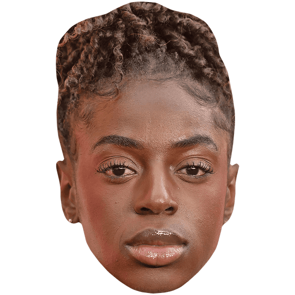 Cat Burns (Lip Gloss) Celebrity Mask, Flat Card Face, Fancy Dress Mask