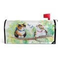 thumbnail image 1 of Cat Butterfly Magnetic Mailbox Cover MailWraps Garden Yard Home Decor for Outside Standard Size-18"x 20.8", 1 of 5