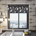thumbnail image 1 of Cat Butterfly in Space Valance Curtains Rod Pocket for Kitchen Living Room Windows Farmhouse Decor 54x18, 1 of 6