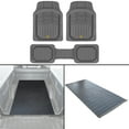 Cat® CAMT9013 (4Piece Set) Deep Dish Rubber Truck Floor Mats
