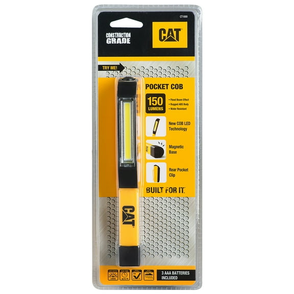 Cat CT1000 175 Lumen COB LED Flashlight with Magnetic Base