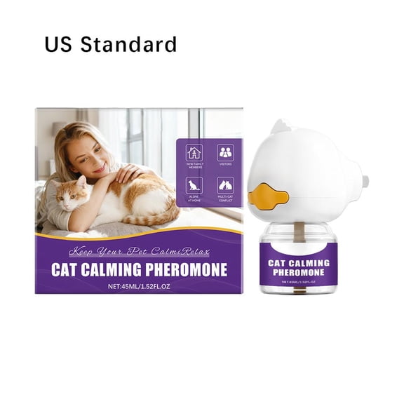 Cat Calming Plug-In Diffuser with Glycerin & Peppermint Leaf Extract, 45ml