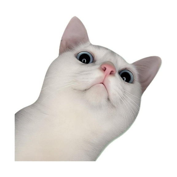 Cat Car Stickers Peeking Cat Sticker, Funny Car Bumper Decal Waterproof PVC Cats Decal Cartoon Animal Cats Kitten Sticker Car Accessories Decor Decals Laptop Window Cup Luggage