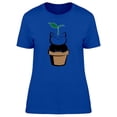 thumbnail image 1 of Cat Caricature As A Flower T-Shirt Women -Image by Shutterstock, Female Medium, 1 of 2