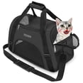 thumbnail image 1 of Cat Carrier Airline Approved Pet Carrier,Soft-Sided Pet Travel Carrier for Cats Dogs Puppy Comfort Portable Foldable Pet Bag,Airline Approved, 1 of 7