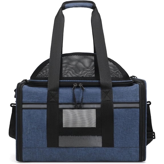Cat Carrier Backpack, Airline Approved with Locking Zippers for Small Dogs