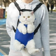 Cat Carrier Backpack Pet Legs Out Front Cat Travel Bag, Adjustable Puppy Backpacks Carriers Hands-Free for Small Medium Dogs Cats Hiking Traveling Camping