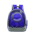 thumbnail image 1 of Cat Carrier Backpack - Space Capsule Pet Carrier for Small to Medium Cats & Dogs Airline-Approved, Ventilated & Comfortable for Travel, Hiking, Walking & Camping pro dark blue, 1 of 8