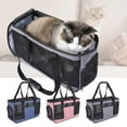 thumbnail image 1 of Cat Carrier,Soft-Sided Travel Pet Carrier Mesh Pet Carrier Bag For for Cats,Dogs Small Pet Less Than 13lb,Airline Approved Comfort Breathable Portable Foldable Pet Shoulder Bag, 1 of 8