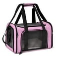 thumbnail image 1 of Cat Carriers Dog Carrier Pet Carrier for Small Medium Cats Dogs Puppies up to 15 Lbs, TSA Airline Approved Small Dog Carrier Soft Sided, Collapsible Travel Puppy Carrier - Pink, 1 of 8