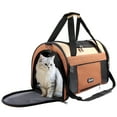 thumbnail image 1 of Cat Carriers Soft Sided Dog Carrier Pet Carrier for Small / Medium Cats (Up To 16lbs), TSA Airline Approved Kitten Carrier, Collapsible Travel Puppy Carry, 1 of 11