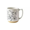 thumbnail image 1 of Cat Cartoon Vector Coffee Mug, 17oz Large Capacity, 1 of 6