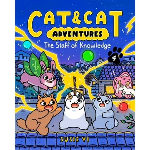 Pre-Owned Cat & Cat Adventures: The Staff of Knowledge: A Graphic Novel (Paperback) 0063381362 9780063381360