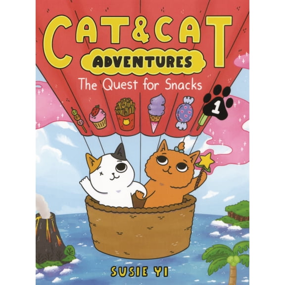Cat & Cat Adventures Quest for Snacks, Book 1, (Hardcover)