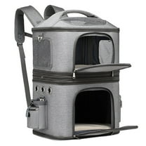 Cat Cat Carrier Detachable Backpack Double Cat Carrier Breathable And Convenient For Travel -  And Comfortable Shoulder Protection