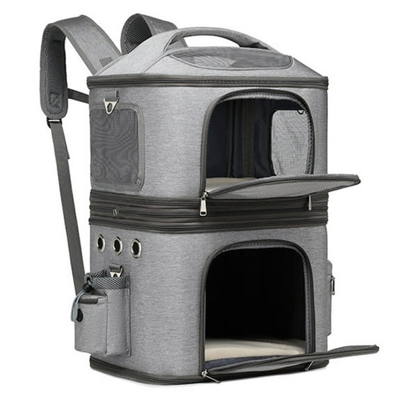 Cat Cat Carrier Detachable Backpack Double Cat Carrier Breathable And Convenient For Travel -  And Comfortable Shoulder Protection